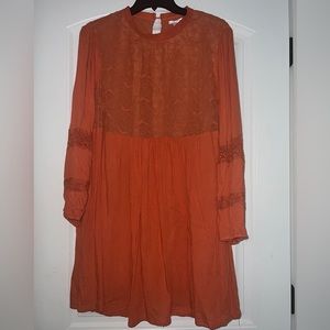 Orange Tunic Dress